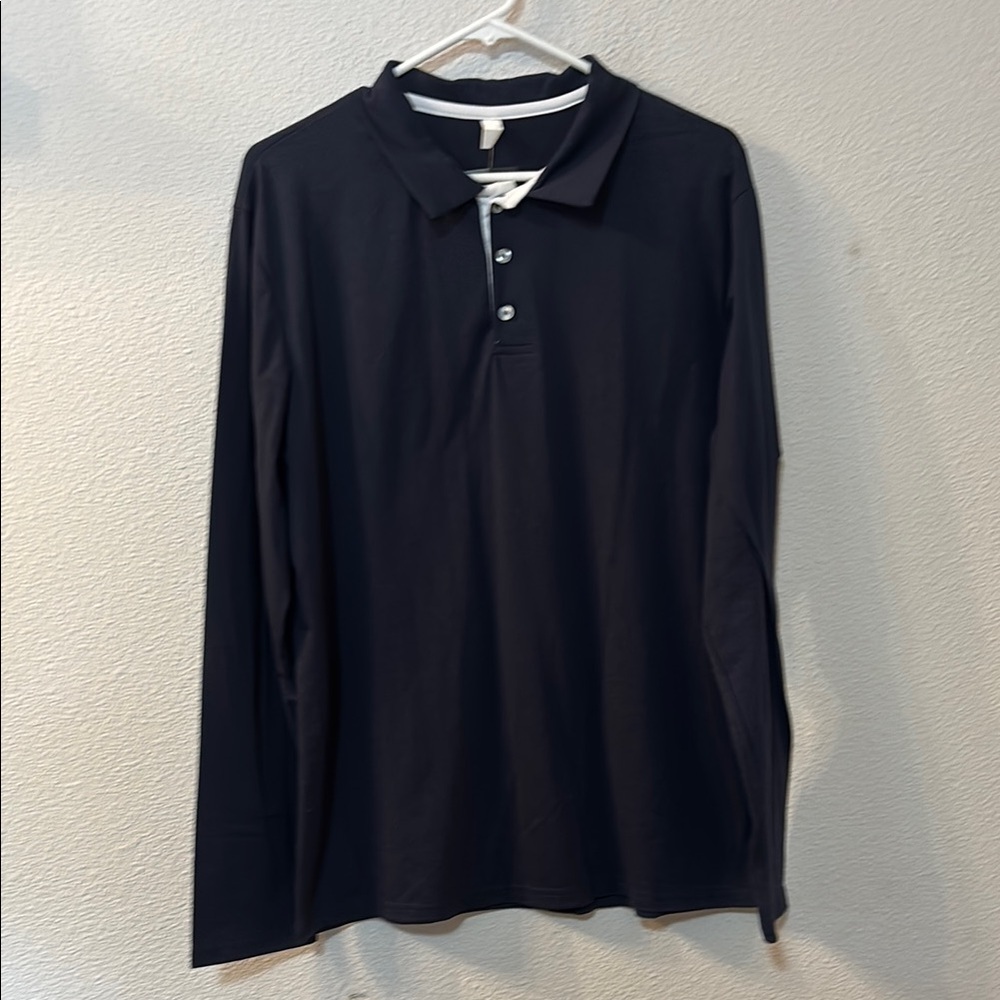 NWT Fashion Men's Blue Polo Shirt